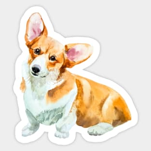 corgi pembroke Sticker